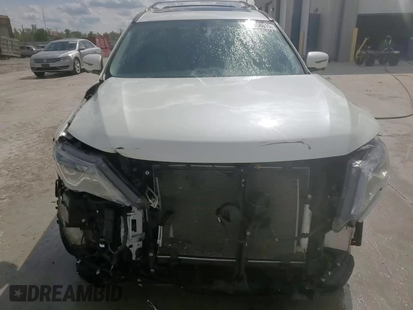 2020 Nissan Pathfinder Platinum with VIN 5N1DR2DN5LC575976, listed as a Copart auction lot 55858615 with 108,833 mi miles and Salvage title. Bid and sale history available at DreamBid. Image 14.