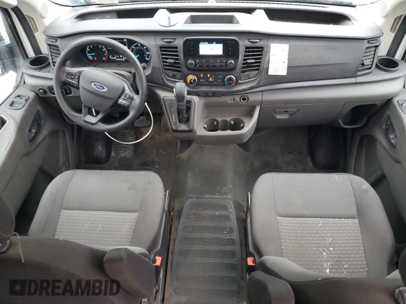 2021 Ford Transit Cargo with VIN 1FTBR2C83MKA48498, listed as a Copart auction lot 47932335 with 135,997 mi miles and Salvage title. Bid and sale history available at DreamBid. Image 8.