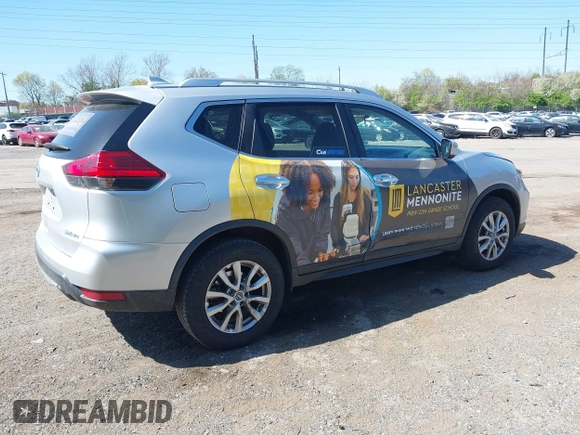 2017 Nissan Rogue SV with VIN KNMAT2MV4HP543271, listed as a IAAI auction lot 42059327 with 157,994 mi miles. Bid and sale history available at carsss.com. Image 4.