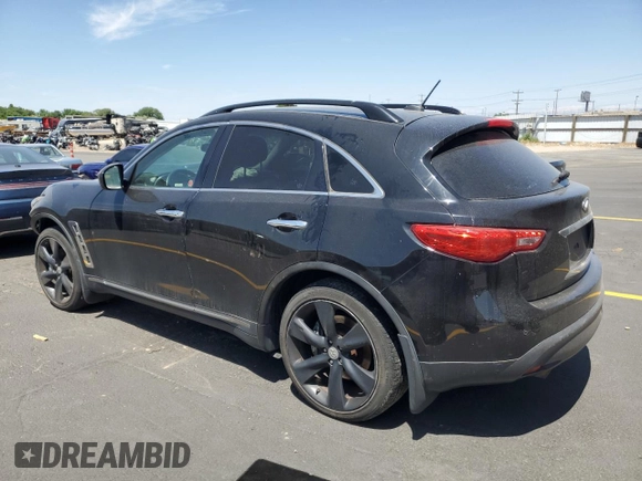 2011 Infiniti FX with VIN JN8BS1MW3BM760253, listed as a Copart auction lot 62412525 with Not provided miles and Salvage title. Bid and sale history available at DreamBid. Image 2.