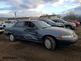 1992 Mercury Sable GS with VIN 1MELM50U9NA635171, listed as a Copart auction lot 88474985 with 72,990 mi miles and Salvage Title. Bid and sale history available at carsss.com. Image 4.