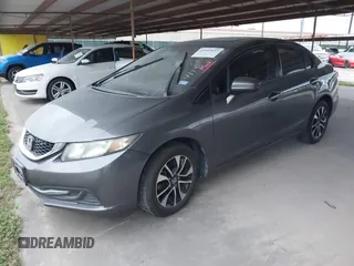 2015 Honda Civic EX with VIN 19XFB2F87FE060631, listed as a IAAI auction lot 41943697 with Not Provided miles and . Bid and sale history available at carsss.com. Image 2.