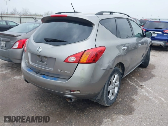 2009 Nissan Murano S with VIN JN8AZ18W49W139538, listed as a IAAI auction lot 41799409 with Not Provided miles and . Bid and sale history available at carsss.com. Image 4.