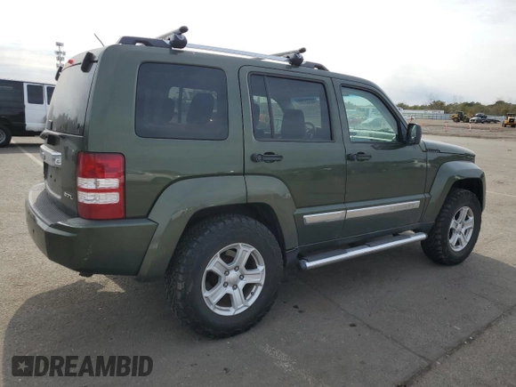 2008 Jeep Liberty Limited with VIN 1J8GN58K18W148016, listed as a Copart auction lot 65309455 with 176,843 mi miles and Non repairable. Bid and sale history available at DreamBid. Image 3.