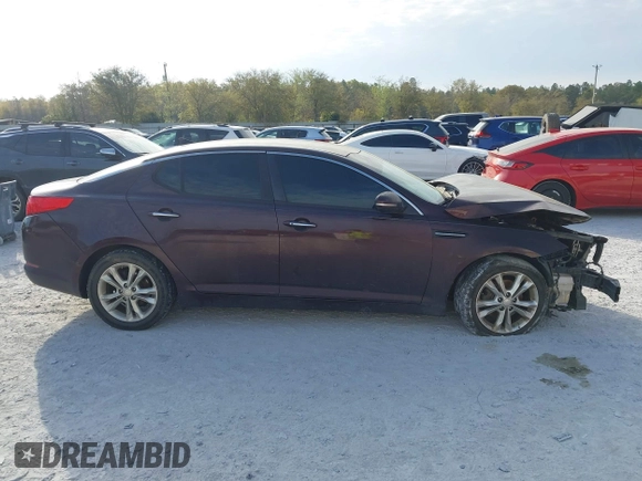 2013 Kia Optima EX with VIN 5XXGN4A72DG193243, listed as a IAAI auction lot 41895565 with 203,846 mi miles. Bid and sale history available at carsss.com. Image 14.