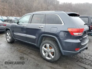 2013 Jeep Grand Cherokee Overland with VIN 1C4RJFCT6DC586933, listed as a Copart auction lot 45499294 with 80,249 mi miles and Salvage Title. Bid and sale history available at carsss.com. Image 2.