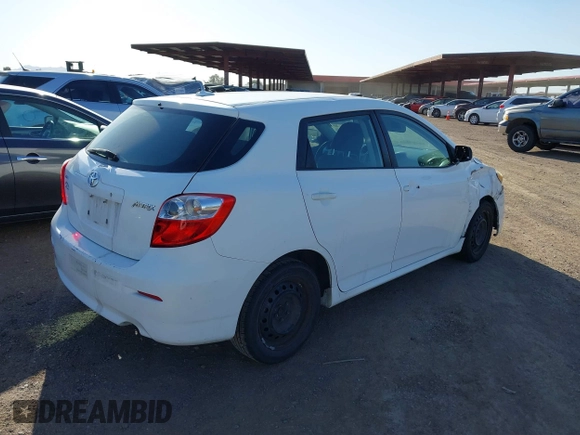 2010 Toyota Matrix with VIN 2T1KU4EE0AC255229, listed as a IAAI auction lot 41766570 with 262,763 mi miles. Bid and sale history available at carsss.com. Image 4.
