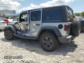 2019 Jeep Wrangler Unlimited Sport S with VIN 1C4HJXDG0KW509912, listed as a Copart auction lot 57597645 with Not provided miles and Salvage title. Bid and sale history available at DreamBid. Image 2.