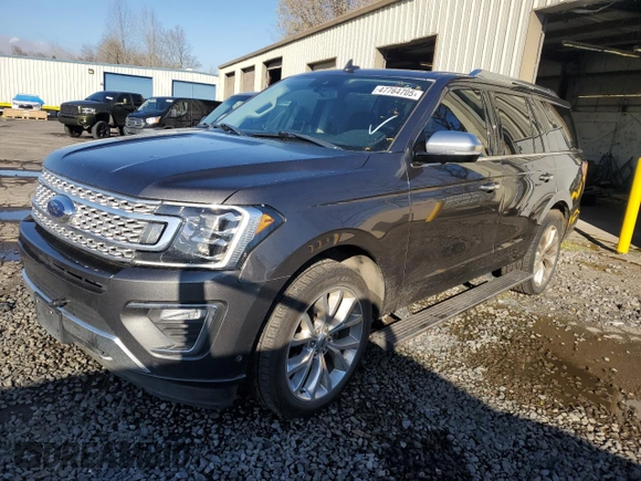2018 Ford Expedition Platinum with VIN 1FMJU1MT0JEA67720, listed as a Copart auction lot 47764705 with 167,207 mi miles and Clean Title. Bid and sale history available at carsss.com. Image 1.