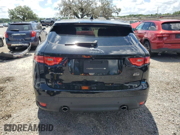 2019 Jaguar F-Pace 25t Prestige with VIN SADCK2FX4KA358775, listed as a Copart auction lot 61371745 with 79,775 mi miles and Non repairable. Bid and sale history available at DreamBid. Image 6.