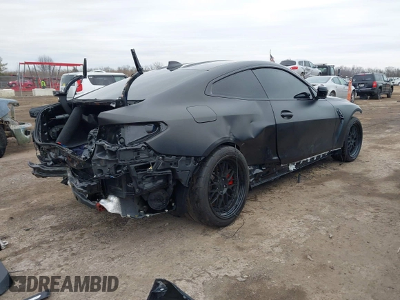 2023 BMW M4 Competition xDrive z VIN WBS43AZ04PCL58351, wystawiony jako IAAI lot #41307049 z przebiegiem 33 207 mil mil oraz . Historia ofert i sprzedaży dostępna na DreamBid. Obrazek 4.