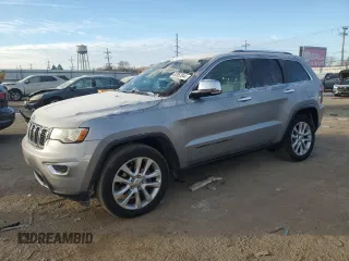 2017 Jeep Grand Cherokee Limited with VIN 1C4RJFBG8HC914248, listed as a Copart auction lot 82852044 with 83,143 mi miles and Salvage Title. Bid and sale history available at carsss.com. Image 1.