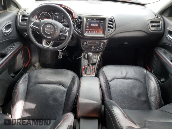 2017 Jeep Compass Trailhawk z VIN 3C4NJDDB8HT668097, wystawiony jako Copart lot #51618075 z przebiegiem 70 612 mil mil oraz Szkoda całkowita • Salvage title. Historia ofert i sprzedaży dostępna na DreamBid. Obrazek 8.