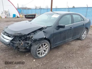 2010 Ford Fusion SEL with VIN 3FAHP0JA6AR385965, listed as a IAAI auction lot 41908808 with 130,436 mi miles. Bid and sale history available at carsss.com. Image 2.