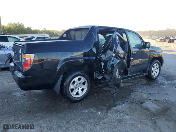 2008 Honda Ridgeline RTL with VIN 2HJYK16518H535296, listed as a Copart auction lot 72378094 with 356,678 mi miles and Salvage Title. Bid and sale history available at carsss.com. Image 3.