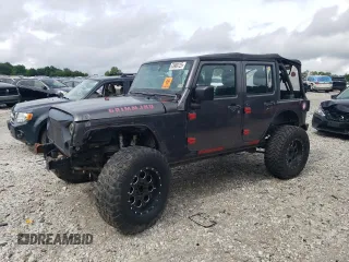 2016 Jeep Wrangler Unlimited Sport with VIN 1C4BJWDG5GL222915, listed as a Copart auction lot 63989725 with Not provided miles and Salvage title. Bid and sale history available at DreamBid. Image 1.