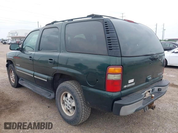 2002 Chevrolet Tahoe LT z VIN 1GNEC13ZX2R279380, wystawiony jako IAAI lot #42324646 z przebiegiem 188 781 mil mil oraz . Historia ofert i sprzedaży dostępna na DreamBid. Obrazek 3.