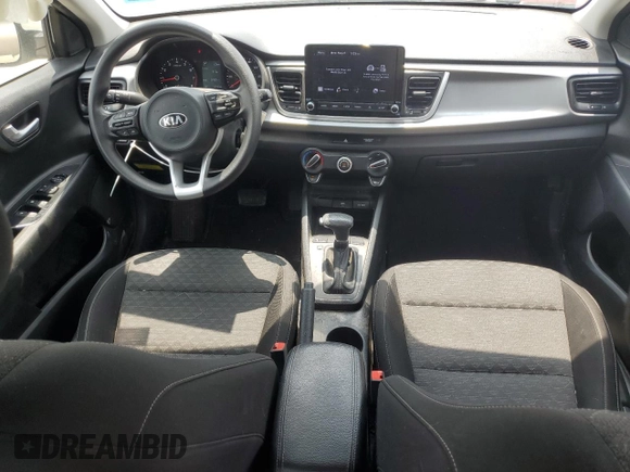 2021 Kia Rio LX with VIN 3KPA24AD2ME365039, listed as a Copart auction lot 54216934 with 77,741 mi miles and Salvage Title. Bid and sale history available at carsss.com. Image 8.