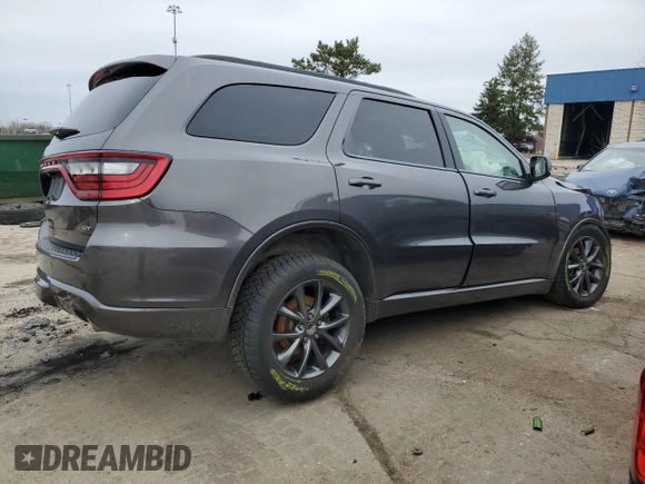 2017 Dodge Durango GT with VIN 1C4RDJDG1HC898496, listed as a Copart auction lot 51458605 with Not provided miles and Salvage title. Bid and sale history available at DreamBid. Image 3.