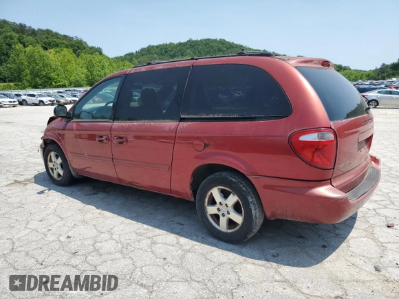 2005 Dodge Caravan SXT with VIN 2D4GP44L75R580045, listed as a Copart auction lot 59281875 with 184,339 mi miles and Salvage title. Bid and sale history available at DreamBid. Image 2.
