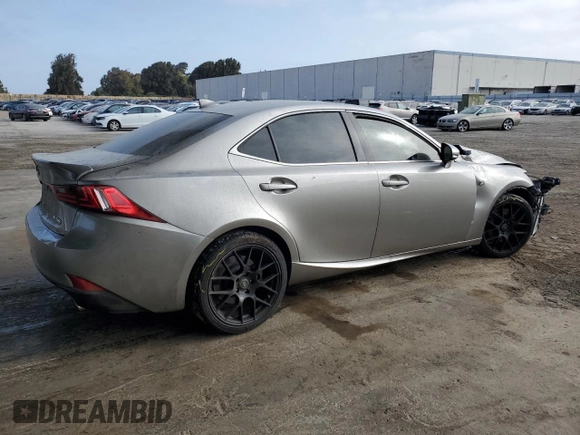 2016 Lexus IS 200t with VIN JTHBA1D28G5036909, listed as a Copart auction lot 59609255 with 141,049 mi miles and Salvage title. Bid and sale history available at DreamBid. Image 3.