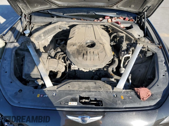 2019 Genesis G70 2.0T Advanced with VIN KMTG64LA0KU037457, listed as a Copart auction lot 86266454 with 126,237 mi miles and Salvage Title. Bid and sale history available at carsss.com. Image 11.