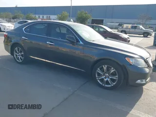 2008 Lexus LS 460 with VIN JTHBL46F185079002, listed as a IAAI auction lot 41724629 with Not Provided miles and . Bid and sale history available at DreamBid. Image 1.