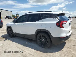 2023 GMC Terrain SLE with VIN 3GKALMEG7PL247543, listed as a Copart auction lot 55238535 with Not provided miles and Salvage title. Bid and sale history available at DreamBid. Image 2.