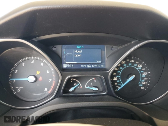 2012 Ford Focus SE with VIN 1FAHP3F29CL161559, listed as a Copart auction lot 61695575 with 127,412 mi miles and Salvage title. Bid and sale history available at DreamBid. Image 9.