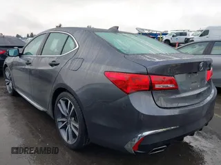 2020 Acura TLX w/Technology Pkg with VIN 19UUB2F42LA003192, listed as a IAAI auction lot 41482802 with 34,995 mi miles. Bid and sale history available at carsss.com. Image 3.