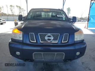 2010 Nissan Titan LE with VIN 1N6BA0EC2AN318776, listed as a Copart auction lot 46702485 with 111,149 mi miles and Salvage Title. Bid and sale history available at carsss.com. Image 5.