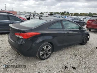 2013 Hyundai Elantra Coupe SE with VIN KMHDH6AE7DU006587, listed as a Copart auction lot 51184105 with 156,546 mi miles and Clean Title. Bid and sale history available at carsss.com. Image 3.