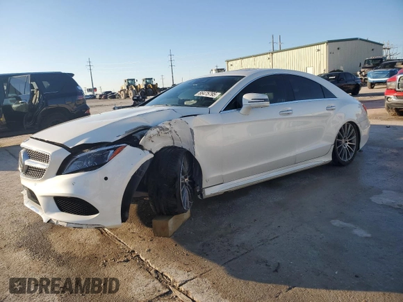 2015 Mercedes-Benz CLS-Class CLS 550 with VIN WDDLJ9BB1FA149717, listed as a Copart auction lot 88475795 with 0 mi miles and Salvage Title. Bid and sale history available at carsss.com. Image 1.