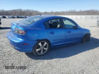 2005 Mazda 3 s with VIN JM1BK323651235631, listed as a Copart auction lot 47017205 with Not Provided miles and Salvage Title. Bid and sale history available at carsss.com. Image 3.