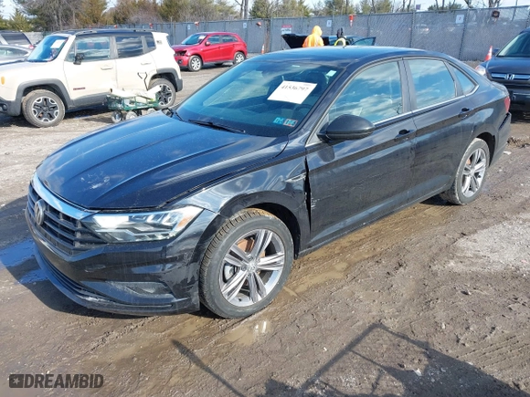 2019 Volkswagen Jetta S with VIN 3VWC57BU0KM050725, listed as a IAAI auction lot 41536797 with 95,275 mi miles. Bid and sale history available at carsss.com. Image 21.