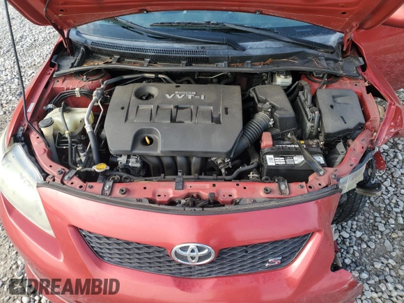 2010 Toyota Corolla z VIN 1NXBU4EE0AZ240941, wystawiony jako Copart lot #62828135 z przebiegiem 205 951 mil mil oraz Szkoda całkowita • Salvage title. Historia ofert i sprzedaży dostępna na DreamBid. Obrazek 12.