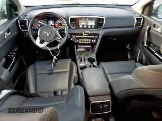 2022 Kia Sportage EX with VIN KNDPN3AC8N7955332, listed as a Copart auction lot 47824755 with 25,544 mi miles and Salvage title. Bid and sale history available at DreamBid. Image 8.