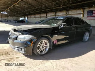 2015 BMW 5 Series 528i with VIN WBA5A5C53FD518898, listed as a Copart auction lot 47313415 with 167,451 mi miles and Salvage title. Bid and sale history available at DreamBid. Image 1.