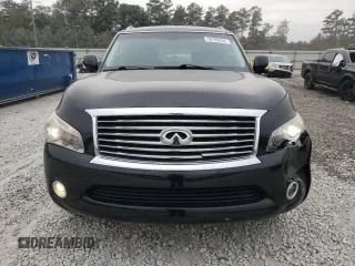 2012 Infiniti QX56 7-passenger with VIN JN8AZ2NF9C9519801, listed as a Copart auction lot 78795434 with 148,902 mi miles and Salvage Title. Bid and sale history available at carsss.com. Image 5.