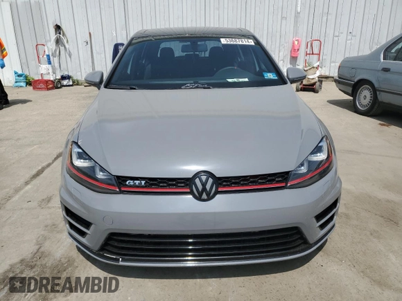 2015 Volkswagen Golf GTI Autobahn with VIN 3VW4T7AU5FM016751, listed as a Copart auction lot 53687814 with 79,501 mi miles. Bid and sale history available at carsss.com. Image 5.