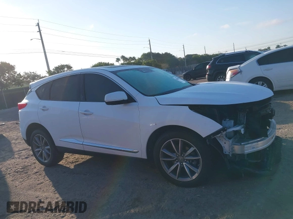 2020 Acura RDX w/Technology Pkg with VIN 5J8TC1H54LL004454, listed as a IAAI auction lot 41506984 with 65,180 mi miles. Bid and sale history available at carsss.com. Image 14.