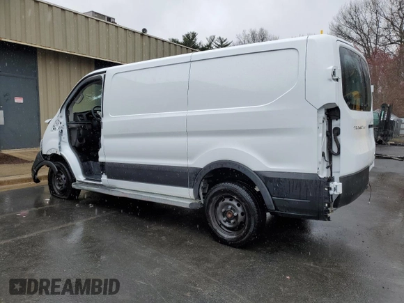2024 Ford Transit Cargo with VIN 1FTBR1Y89RKA33854, listed as a Copart auction lot 50017425 with 10,491 mi miles and Clean Title. Bid and sale history available at DreamBid. Image 2.