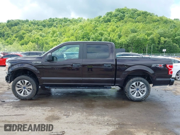 2018 Ford F-150 XL with VIN 1FTEW1E55JFE21905, listed as a IAAI auction lot 42276693 with 77,260 mi miles and . Bid and sale history available at DreamBid. Image 15.