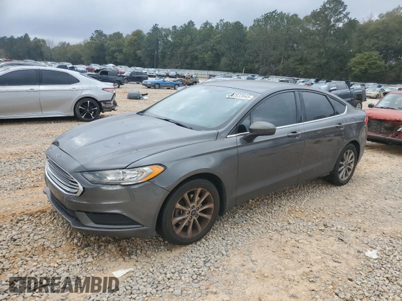2017 Ford Fusion SE with VIN 3FA6P0HD9HR372127, listed as a Copart auction lot 47833945 with 137,469 mi miles and Salvage Title. Bid and sale history available at carsss.com. Image 1.