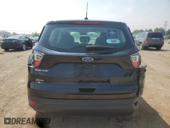 2017 Ford Escape S with VIN 1FMCU0F76HUB39927, listed as a Copart auction lot 59584245 with 68,117 mi miles and Salvage title. Bid and sale history available at DreamBid. Image 6.