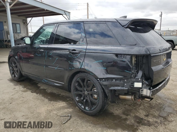 2022 Land Rover Range Rover Sport HSE Silver Edition with VIN SALWR2SU2NA222660, listed as a Copart auction lot 55740745 with 58,985 mi miles and Salvage title. Bid and sale history available at DreamBid. Image 2.