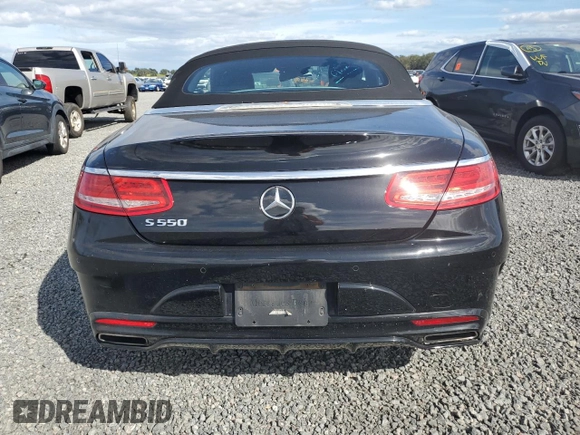 2017 Mercedes-Benz S 550 with VIN WDDXK8CB9HA025415, listed as a Copart auction lot 76422904 with Not Provided miles and Salvage Title. Bid and sale history available at DreamBid. Image 6.