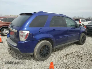 2006 Chevrolet Equinox LT with VIN 2CNDL73F766083004, listed as a Copart auction lot 49805065 with 107,472 mi miles and Clean Title. Bid and sale history available at carsss.com. Image 3.