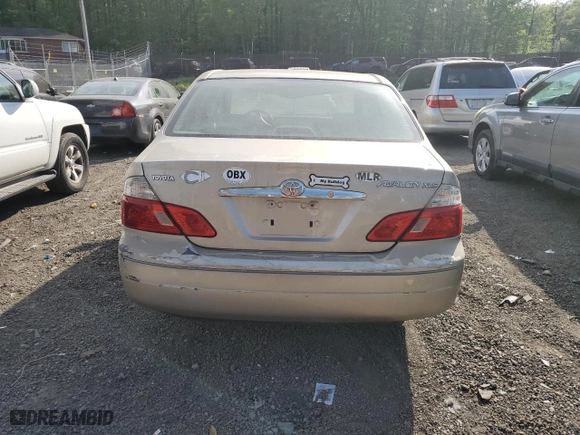 2004 Toyota Avalon XL with VIN 4T1BF28B34U378476, listed as a Copart auction lot 53624255 with 234,392 mi miles and Salvage Title. Bid and sale history available at carsss.com. Image 6.