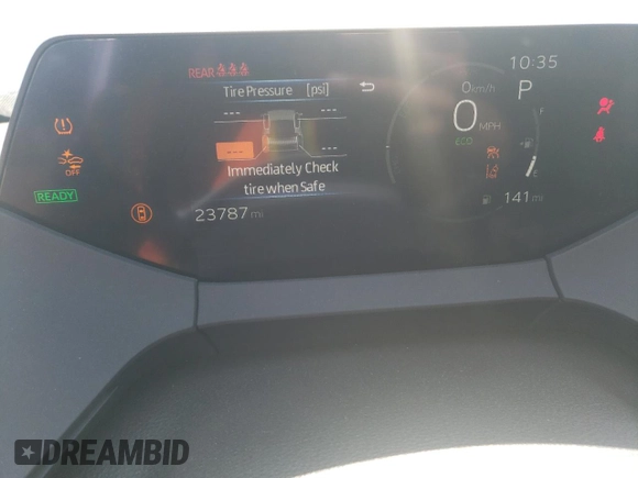 2024 Toyota Prius LE with VIN JTDACAAUXR3028550, listed as a Copart auction lot 58092395 with 23,787 mi miles and Salvage title. Bid and sale history available at DreamBid. Image 9.